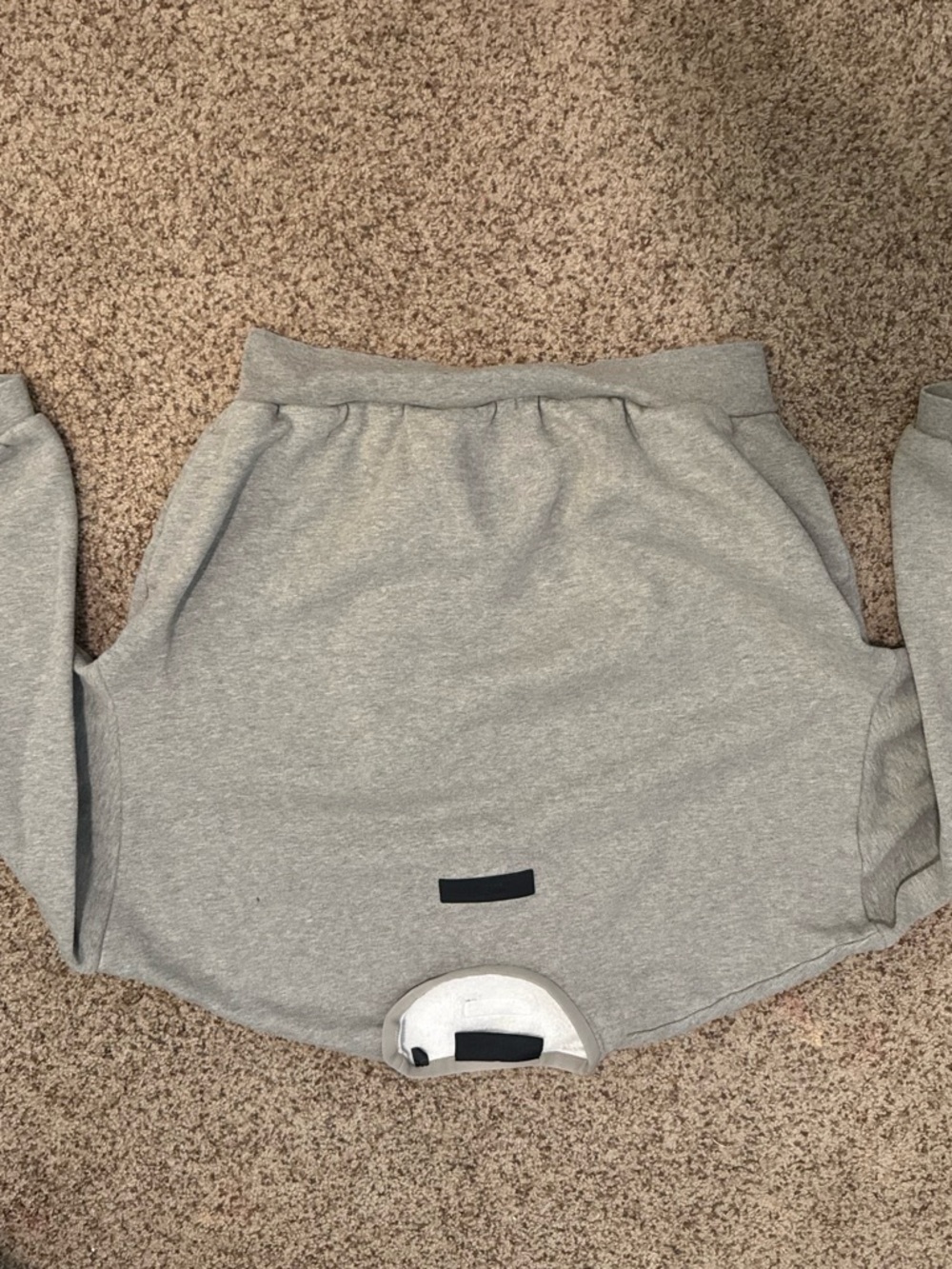 Essentials Light Gray Sweatshirt with price 30 dollers